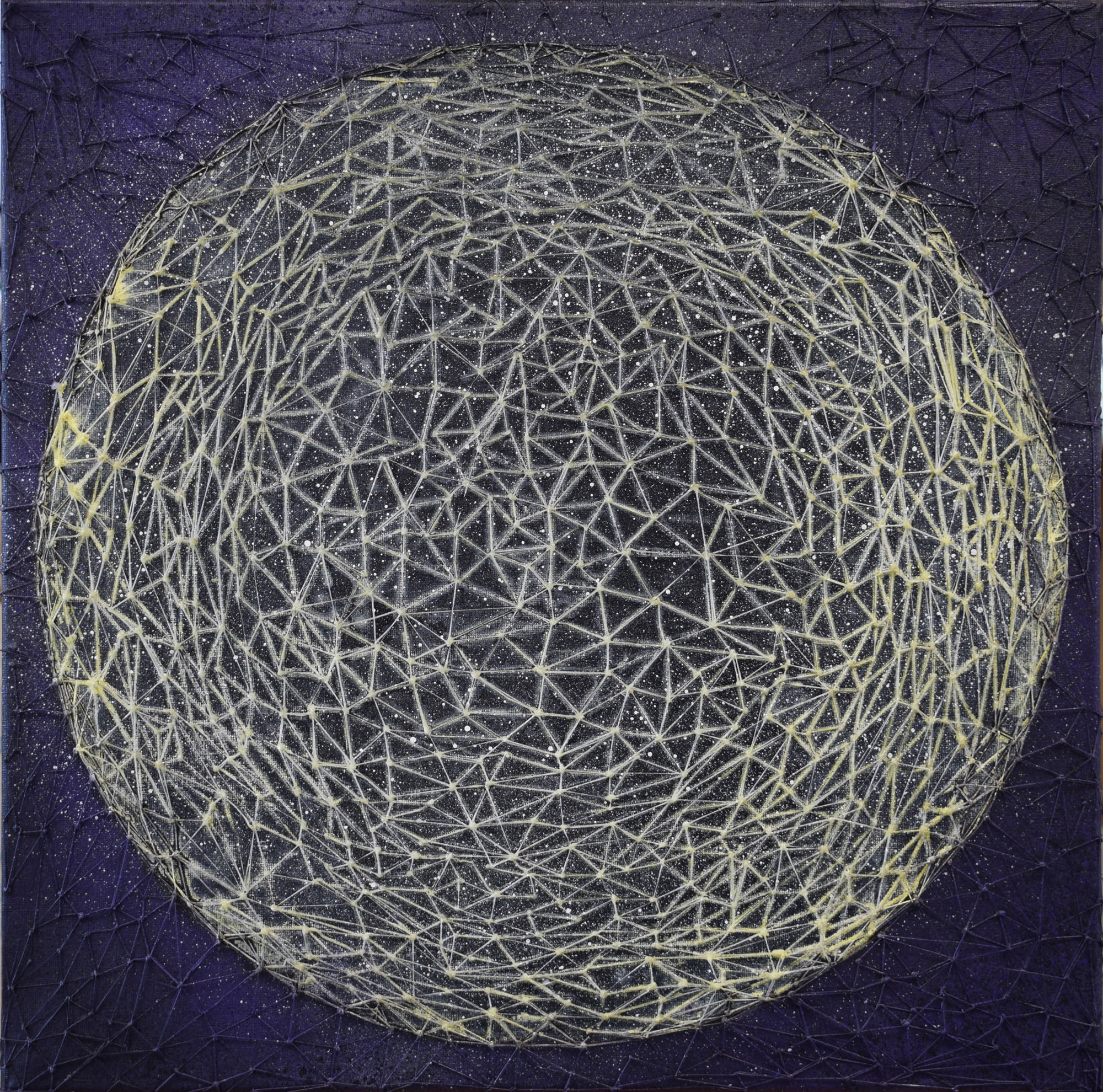 Polysingularity-mixed-media-on-canvas-50x50cm